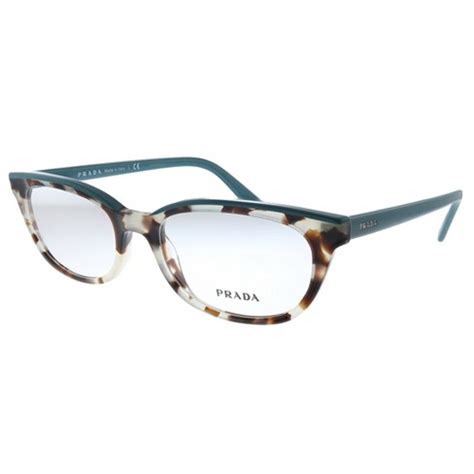 prada catwalk opal green|Prada Catwalk PR 13VV 4751O1 Womens Oval Eyeglasses .